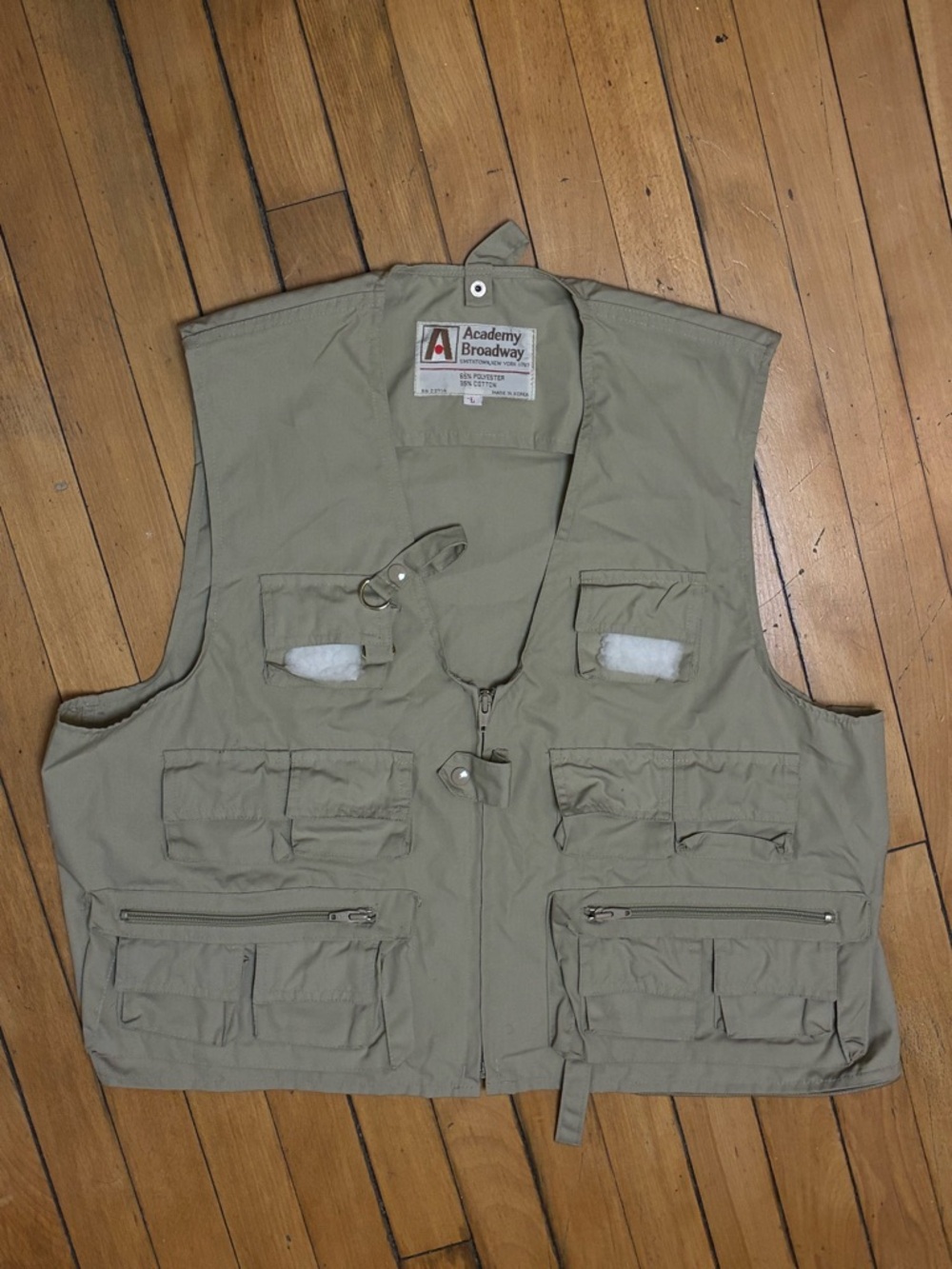 Academy Broadway Khaki Utility Fishing Vest